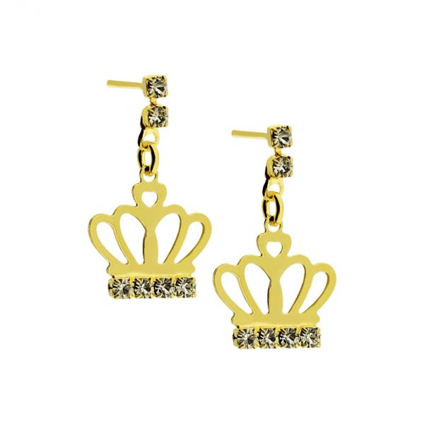 Brinco infantil Coroa de Princesa